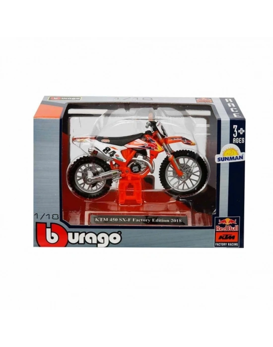 ® 51070 -BUR-1:18 Motor Red Bull KTM 450 2 Asorti