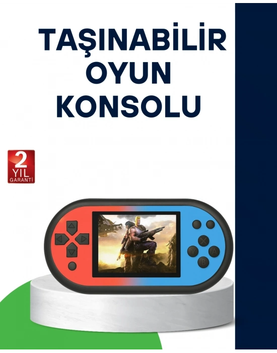 ® 520 Oyunlu Taşınabilir Oyun Konsolu HD Ekranlı Retro Eğlence