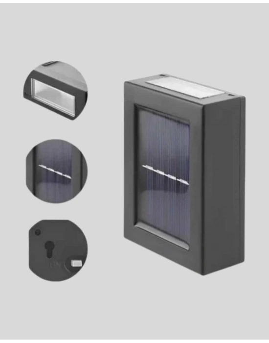 ® 6 LED Güneş Enerjili Sensörlü Lamba – Akıllı Işık Sensörlü, Enerji Tasarruflu Bahçe Aydınlatma