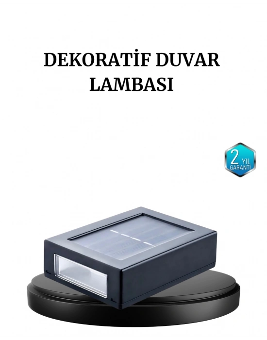 ® 6 LED Güneş Enerjili Sensörlü Lamba – Akıllı Işık Sensörlü, Enerji Tasarruflu Bahçe Aydınlatma