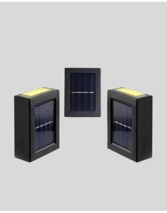 ® 6 LED Güneş Enerjili Sensörlü Lamba – Akıllı Işık Sensörlü, Enerji Tasarruflu Bahçe Aydınlatma