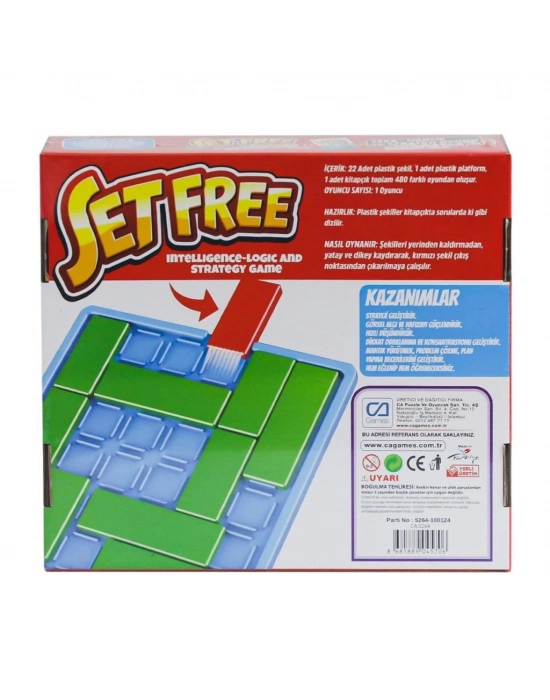 ® 620 CAPLS-5264 Setfree Zeka, Mantık ve Strateji Oyunu -CaGames