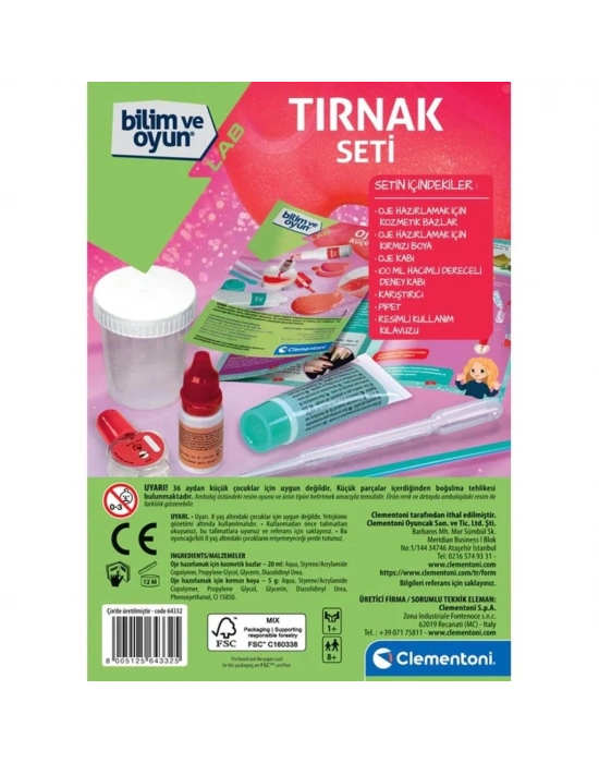 ® 64332  - Tırnak Seti +7 yaş