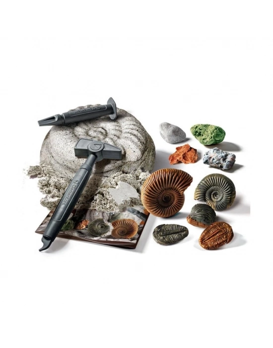 ® 64336 Bilim ve Oyun - Fosiller ve Mineraller Kazı Seti