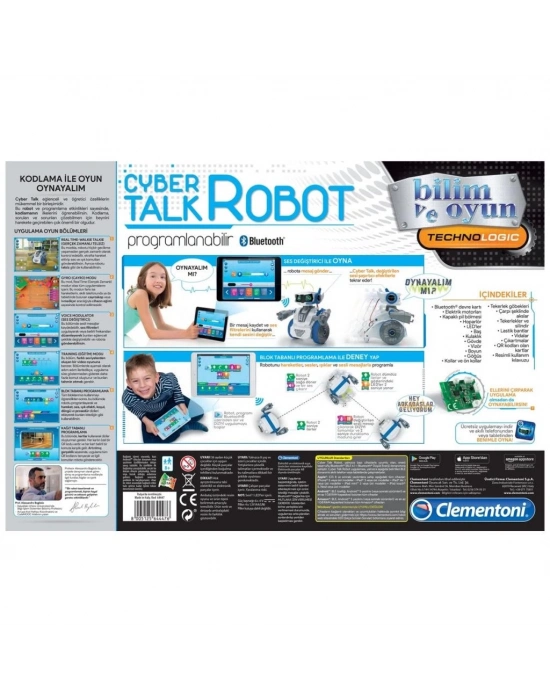 ® 64447 Cyber Talk Robot - Robotik Laboratuvarı +8 yaş