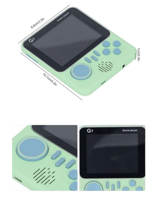 ® 666 Oyunlu Retro El Konsolu Atari 3.5 İnç Taşınabilir Oyun Konsolu