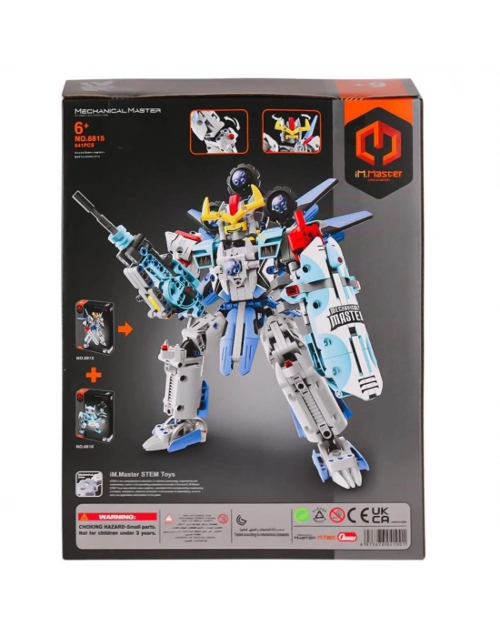® 6815 IMM Mekanik Master Blokları Robot Asker 641 Parça