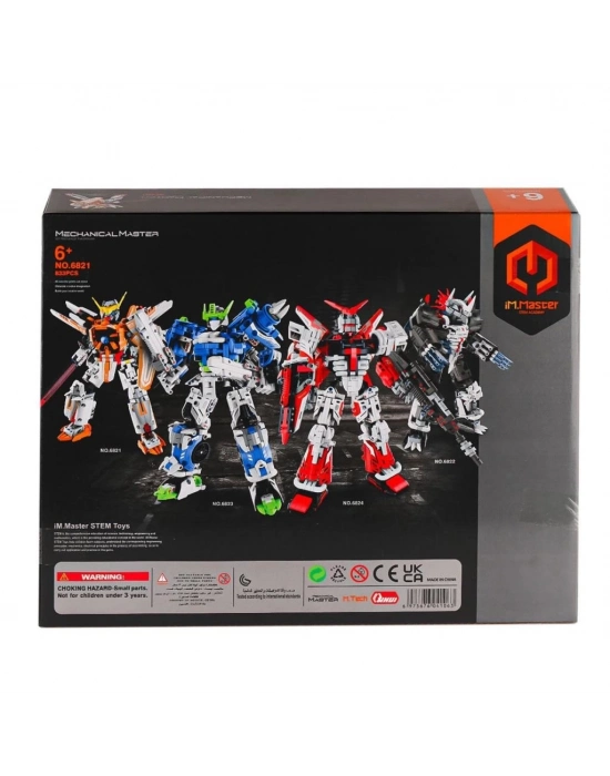 ® 6821 IMM Savaşçı Robot Blok Seti 833 Parça