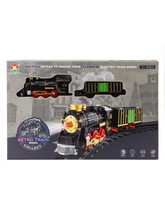 ® 699-69A Sesli Işıklı Şarjlı Dumanlı Tren Seti -Karsan Oyuncak