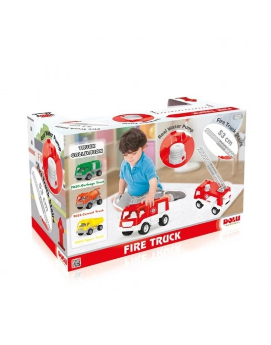 ® 7022 İTFAİYE KAMYONU PENCELİ KUTUDA 38 CM