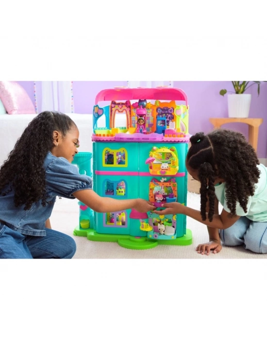 ®  70742 Gabbys Dollhouse Festival Evi Eğlenceli Müzikli Oyun Seti 63 cm -Spinmaster