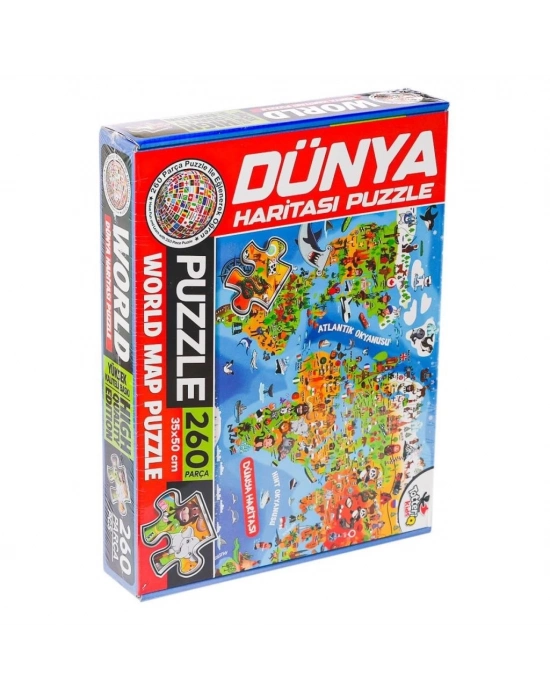 ® 7375 Dünya Kültür Haritası Puzzle -Totteriq