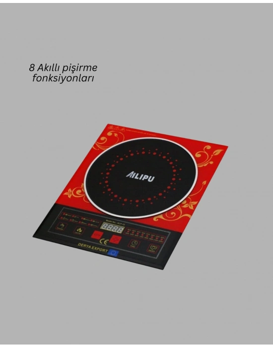 ® 8 Akıllı Pişirme Menülü LED Ekranlı İndüksiyon Ocak