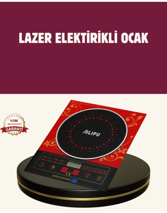 ® 8 Programlı LED Ekranlı İndüksiyon Ocak 80–270°C Sıcaklık Ayarı