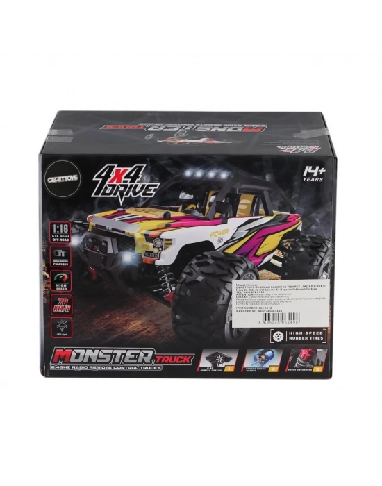 ® 866-1612 1:16 Kumandalı Motor 70 km/h 4x4
