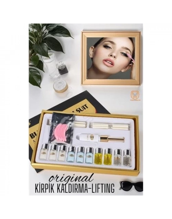 90 Kullanım Kirpik Perma Lifting Kaldırma Seti 720364