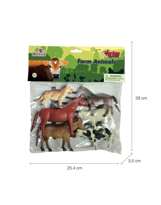 ® 9115,9116,9117 Poşette 9 parça Hayvan Seti