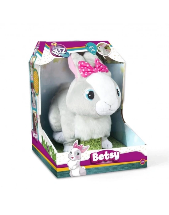 ® 9586 Sesli ve Hareketli Peluş Tavşan Betsy -