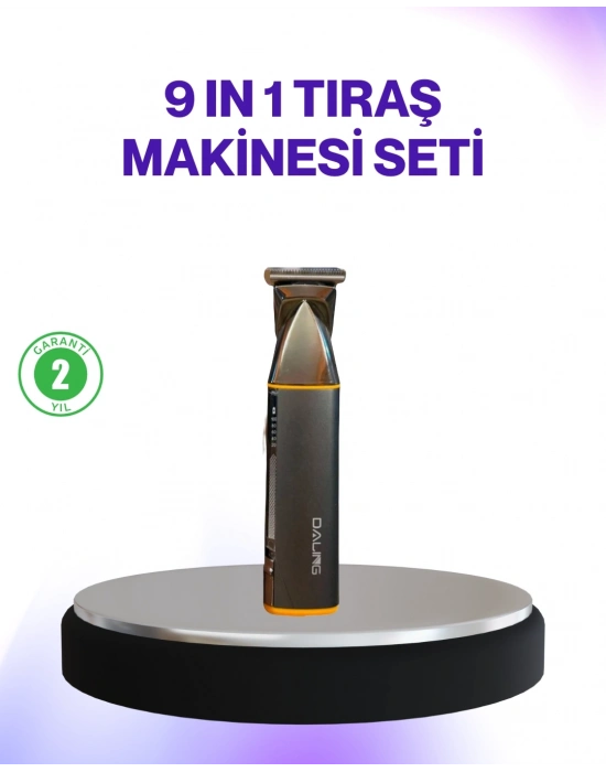 ® 9’u 1 Arada Şarjlı Erkek Bakım Cihazı Saç Sakal Bıyık Ense Trimmer