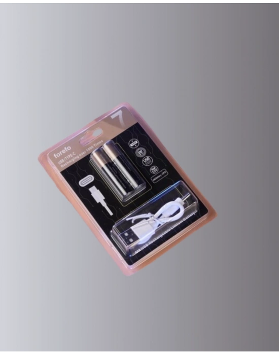 ® AAA Boyutunda USB Şarjlı Pil – Kompakt Tasarım, Geniş Uyumluluk