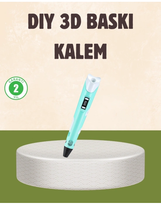 ® ABS ve PLA Filament Destekli 3D Yazıcı Kalem