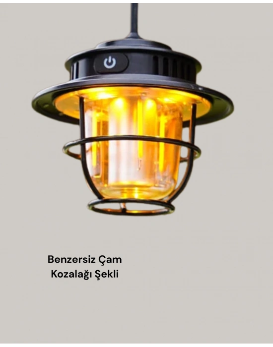 ® Açık Hava Etkinlikleri İçin Çam Kozalağı Gece Işığı