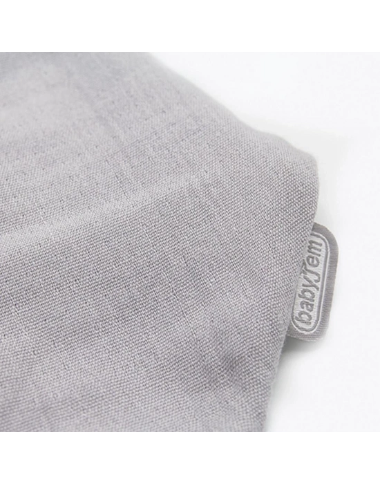 ®  Ahşap Diş Kaşıyıcılı Bürümcük Müslin Önlük 736 Gri