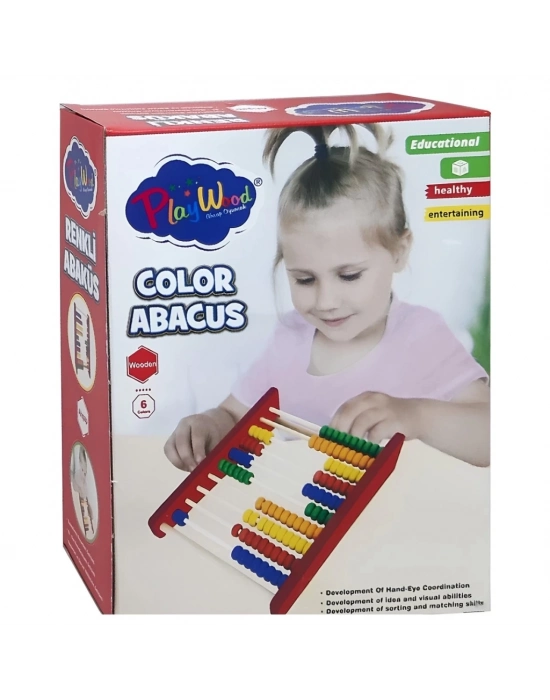 ® Ahşap Renkli Abaküs ONY-399