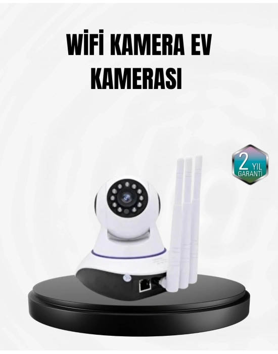 ® Akıllı IP Güvenlik Kamerası – 1080P HD, Gece Görüşlü, Hareket Algılamalı