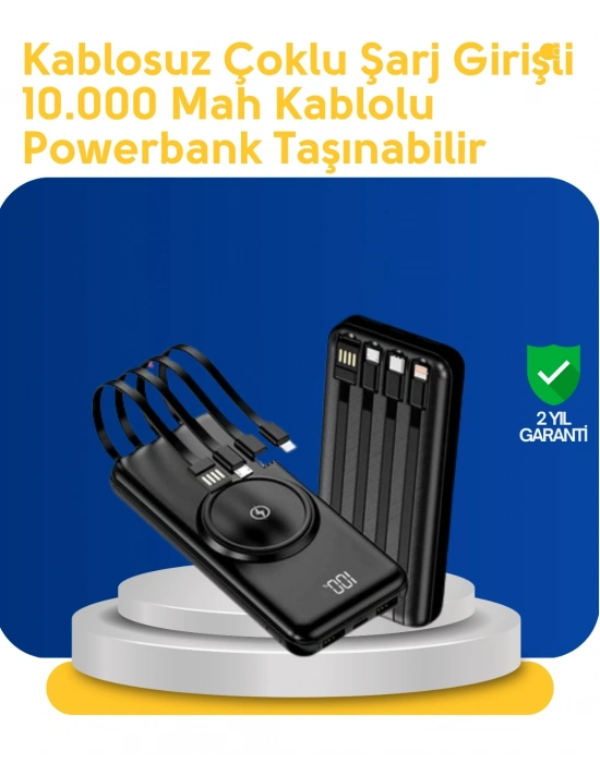 ® Akıllı Koruma Sistemli Powerbank – Hızlı, Güvenli ve Modern