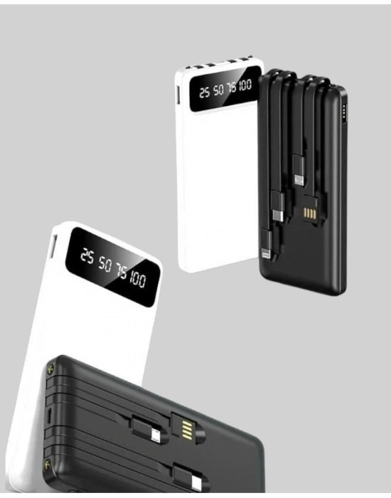 ® Akıllı LCD Ekranlı 20.000mAh Powerbank PD + USB + Type-C