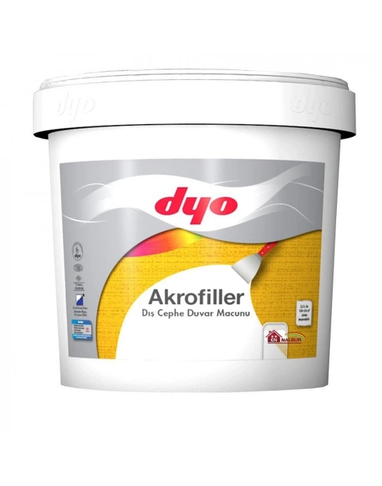 ®  Akrofiller Dış Cephe Macunu 4,5 Kg Beyaz