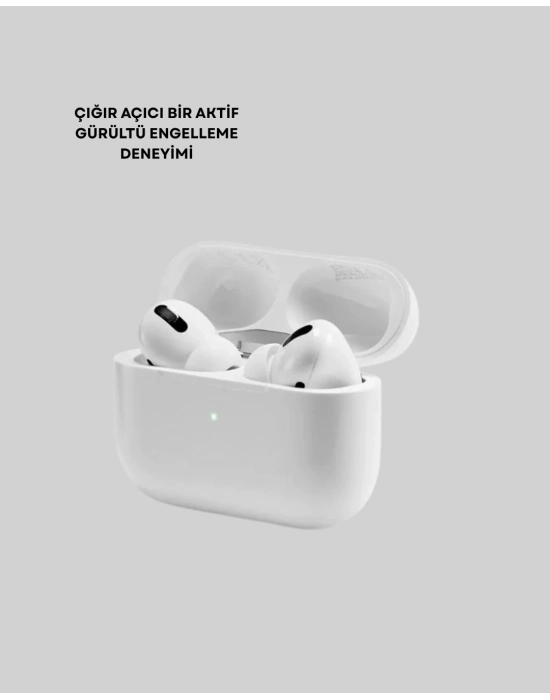 ® Aktif Gürültü Engelleyici Kablosuz Bluetooth Kulaklık – Şarj Kutulu, Uzun Ömürlü