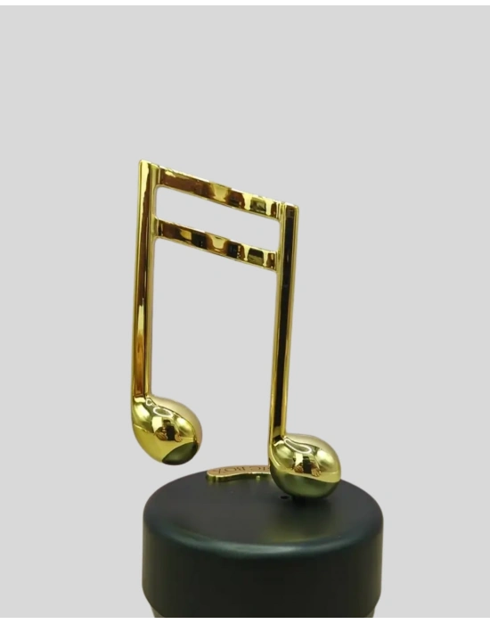 Altın Nota Temalı Müzik Kutusu  Müzikli Hediyelik