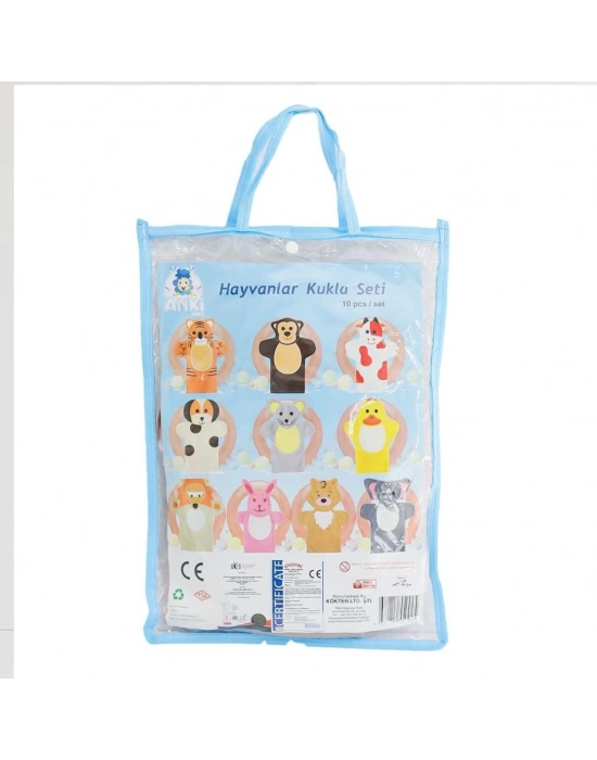® AND-5002 Hayvanlar Kukla Seti 10lu