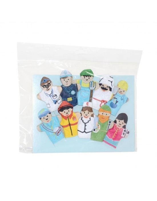 ® AND-5197 Meslekler Parmak Kukla 10lu -Anadolu Oyuncak