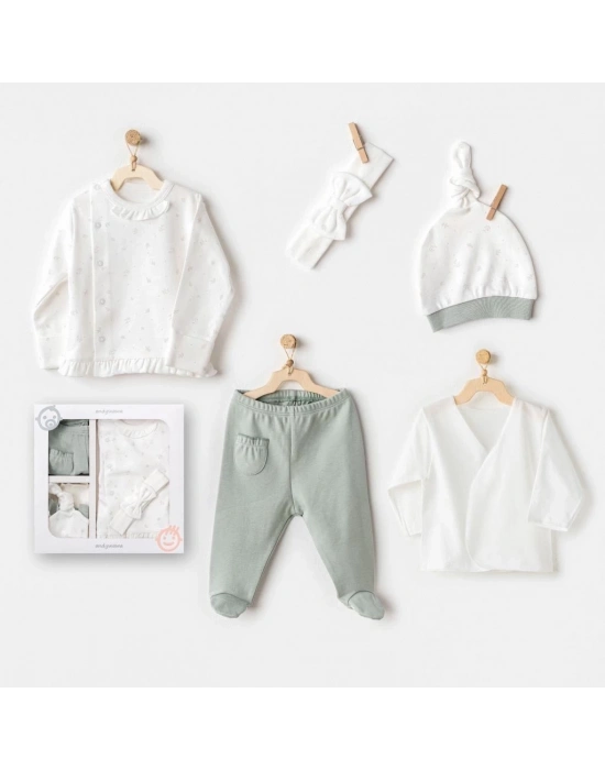 ®   AC25130 Cute Bear Friends 5Li Hastane Çıkışı Green