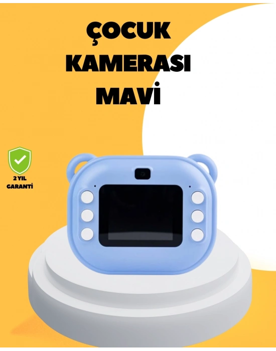 ® Anında Baskı Özellikli Şipşak Kamera – 24MP HD Çift Lensli, 32GB Hafızalı