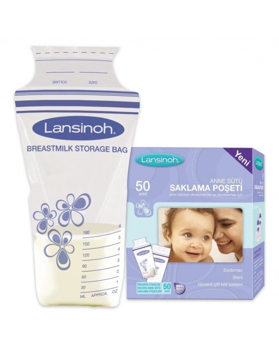 ®   Anne Sütü Saklama Poşeti 50 Adet