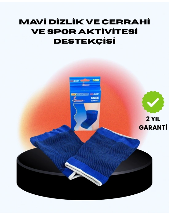 ® Anti-Slip Diz Bandajı Sporcu Desteklikli Koruyucu Model