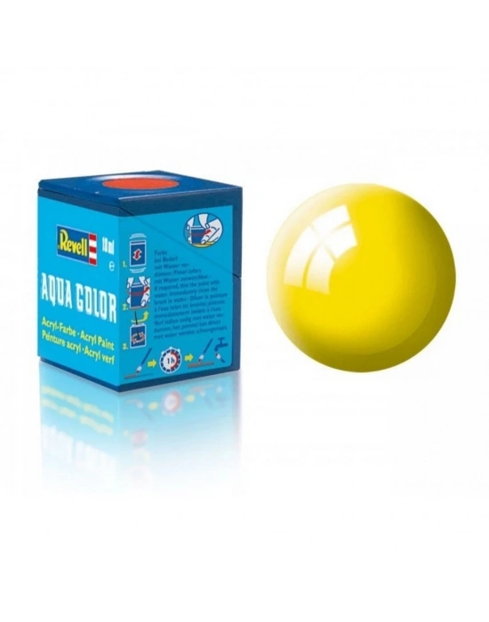 ® Aqua Color Yellow - Gloss Boya- 18 ml
