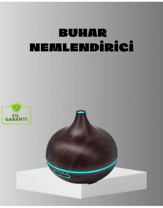 ® Aromaterapi Difüzörü 550 ml Ultrasonik Nemlendirici Otomatik Kapanma Özellikli
