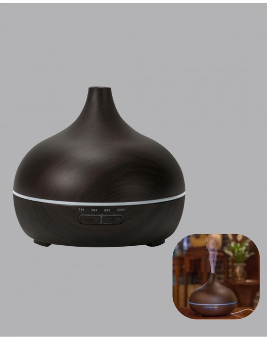 ® Aromaterapi Difüzörü 550 ml Ultrasonik Nemlendirici Otomatik Kapanma Özellikli