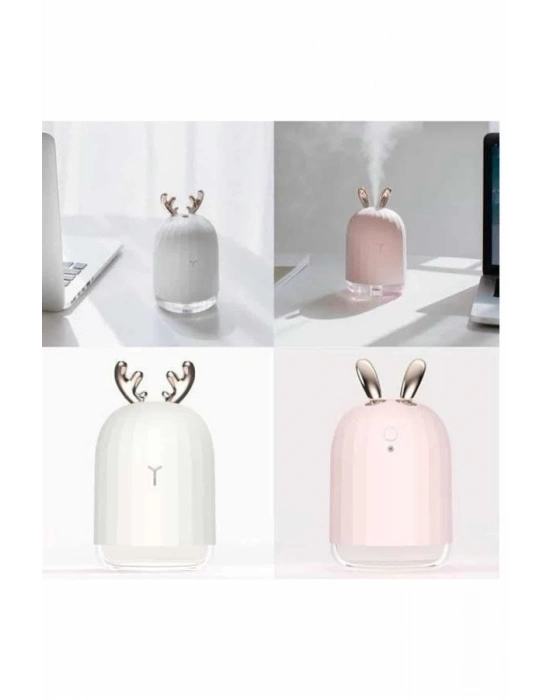 ® Aromaterapi Hava Nemlendirici Dekoratif USB Şarjlı Tavşan Nemlendirici