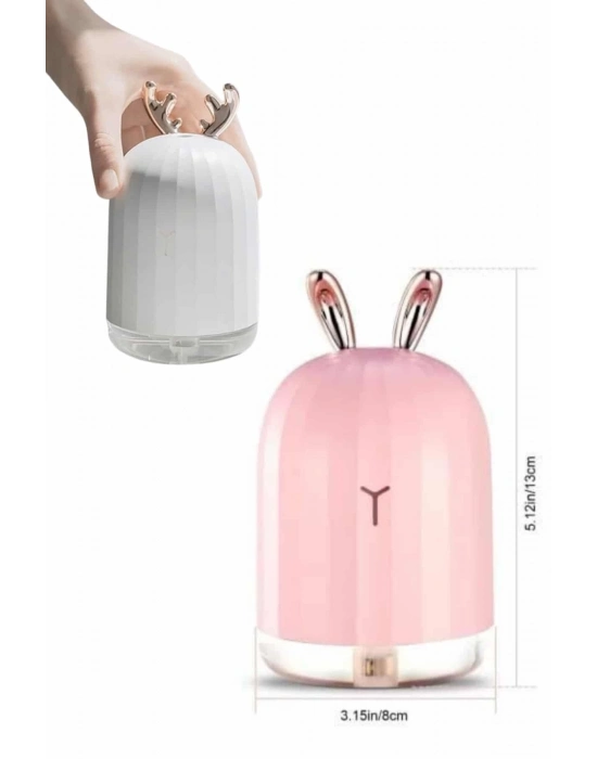 ® Aromaterapi Hava Nemlendirici Dekoratif USB Şarjlı Tavşan Nemlendirici