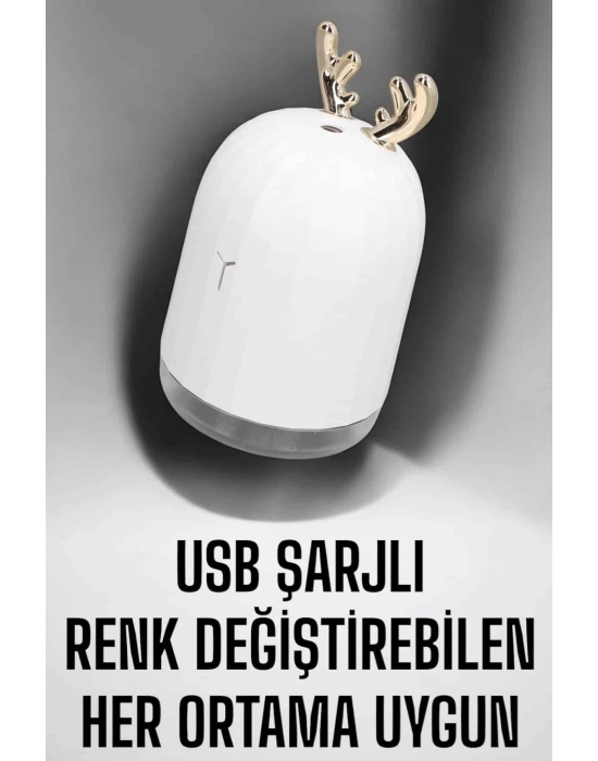 ® Aromaterapi Hava Temizleyici Buhar Makinesi Taşınabilir Şarjlı