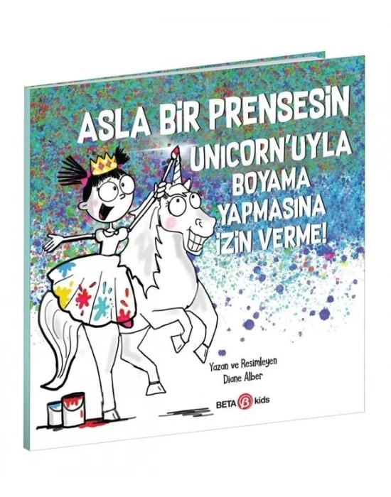 ® Asla Bir Prensesin Unicornuyla Boyama Yapmasına İzin Verme
