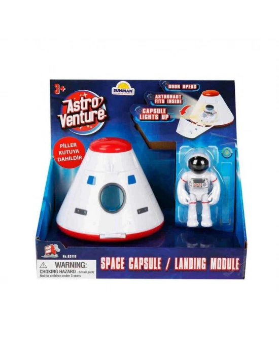 Astro Venture Sesli ve Işıklı Uzay Kapsülü İniş Modülü