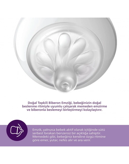 ®   Doğal Tepkili Natural Response 2Li Biberon Emziği No:5 6+ Ay