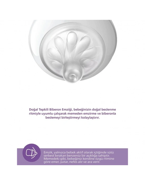 ®   Doğal Tepkili Natural Response PP Biberon 260 ml 1+ Ay